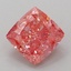 1.55 Ct. Fancy Vivid Pink Cushion Lab Grown Diamond