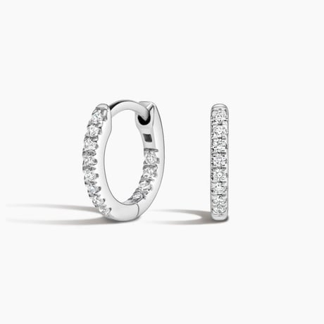 Huggie Perfect Hoop Lab Diamond Earrings