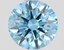 1.37 Ct. Fancy Vivid Blue Round Lab Grown Diamond