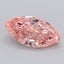 3.13 Ct. Fancy Vivid  Pink Marquise Lab Grown Diamond