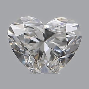 Heart diamond — real photo