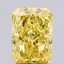 1.85 Ct. Fancy Vivid Yellow Radiant Lab Grown Diamond