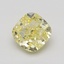 1.01 Ct. Fancy Intense Yellow Cushion Diamond