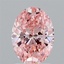 1.90 Ct. Fancy Vivid Pink Oval Lab Grown Diamond
