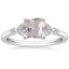 18K White Gold Verbena Diamond Ring, smalltop view