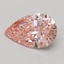 0.47 Ct. Fancy Intense Pink Pear Lab Grown Diamond