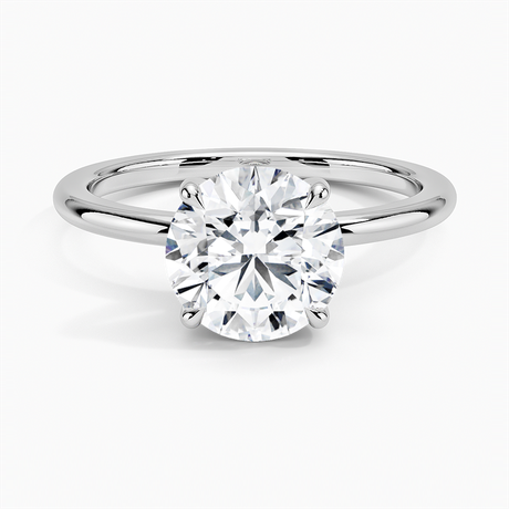 18K White Gold Fairmined 1.5mm Comfort Fit Ring