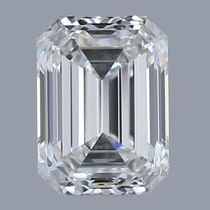Emerald diamond — real photo
