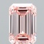 4.07 Ct. Fancy Intense Pink Emerald Lab Grown Diamond