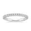 18K White Gold Tacori Petite Crescent Diamond Ring (1/4 ct. tw.), smalltop view