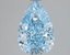 2.08 Ct. Fancy Vivid Blue Pear Lab Grown Diamond