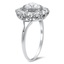 The Phyliss Ring, smalltop view on a hand