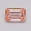 1.12 Ct. Fancy Intense Pink Emerald Lab Grown Diamond