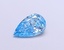 0.93 Ct. Fancy Vivid Blue Pear Lab Grown Diamond