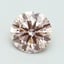 1.52 Ct. Fancy Intense Pink Round Lab Grown Diamond