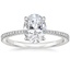 18K White Gold Luxe Everly Diamond Ring (1/3 ct. tw.), smalltop view