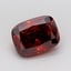 1.65 Ct. Fancy Vivid  Orange Cushion Lab Grown Diamond