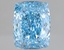 1.58 Ct. Fancy Vivid Blue Cushion Lab Grown Diamond