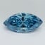 1.05 Ct. Fancy Vivid Malibu Blue Marquise Lab Grown Diamond