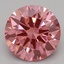 2.01 Ct. Fancy Vivid Pink Round Lab Grown Diamond