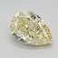 1.09 Ct. Fancy Light Yellow Pear Lab Grown Diamond