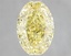3.01 Ct. Fancy Vivid Yellow Oval Lab Grown Diamond