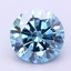 2.02 Ct. Fancy Vivid Blue Round Lab Grown Diamond