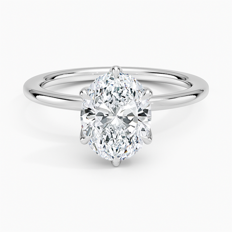 18K White Gold Esme Perfect Fit Solitaire Ring