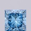 1.51 Ct. Fancy Vivid Blue Princess Lab Grown Diamond