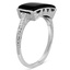 The Onyx Ring, smalltop view on a hand