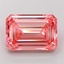 4.71 Ct. Fancy Vivid Pink Emerald Lab Grown Diamond