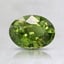 7.3x5.4mm Unheated Green Oval Sapphire