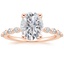 14K Rose Gold Marseille Half Coverage Diamond Ring (1/4 ct. tw.), smalltop view