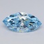 3.05 Ct. Fancy Vivid  Blue Marquise Lab Grown Diamond