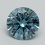 3.01 Ct. Fancy Vivid Blue Round Lab Grown Diamond