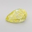 1.68 Ct. Fancy Vivid Yellow Pear Lab Grown Diamond