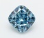 2.01 Ct. Fancy Vivid  Blue Cushion Lab Grown Diamond