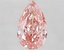 3.91 Ct. Fancy Intense  Pink Pear Lab Grown Diamond