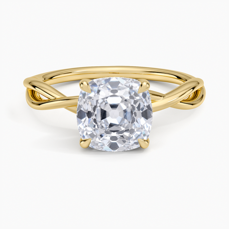 Alya Twist Solitaire Ring - Brilliant Earth