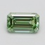 1.06 Ct. Fancy Vivid Green Emerald Lab Grown Diamond