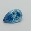 1.06 Ct. Fancy Vivid Blue Pear Lab Grown Diamond