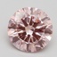 2.50 Ct. Fancy Intense Pink Round Lab Grown Diamond