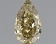 0.92 Ct. Fancy Intense Greyish Yellow Pear Lab Grown Diamond