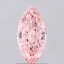 1.16 Ct. Fancy Vivid Pink Marquise Lab Grown Diamond