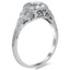 The Oneida Ring, smalltop view on a hand