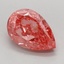 2.23 Ct. Fancy Vivid Pink Pear Lab Grown Diamond