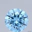 1.93 Ct. Fancy Vivid Blue Round Lab Grown Diamond