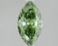 1.50 Ct. Fancy Vivid Green Marquise Lab Grown Diamond