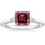 18K White Gold Aria Perfect Fit Three Stone Diamond Ring, smalltop view