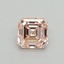 0.51 Ct. Fancy Intense Pink Asscher Lab Grown Diamond